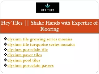 elysium tile growing series mosaiss