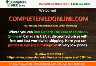 Buy Eye Care Medication Online