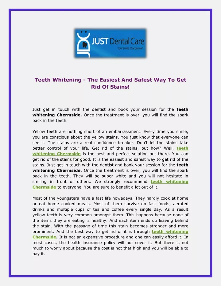 teeth whitening the easiest and safest