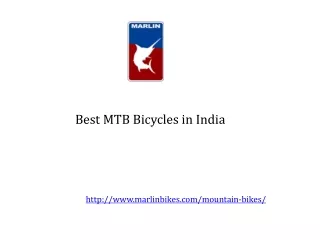 Best MTB Bicycles in India