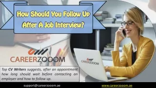 how should you follow up after a job interview