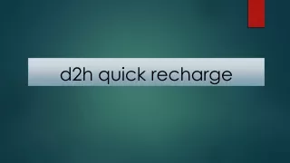 d2h quick recharge