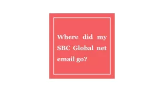 Where did my SBC Global net email go