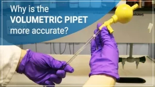 Why is using a volumetric pipette considered more accurate in a Science-lab ?
