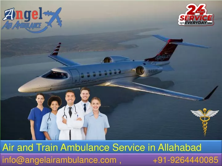 air and train ambulance service in allahabad