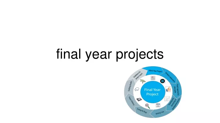 final year projects