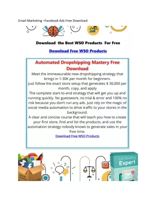 email marketing facebook ads free download