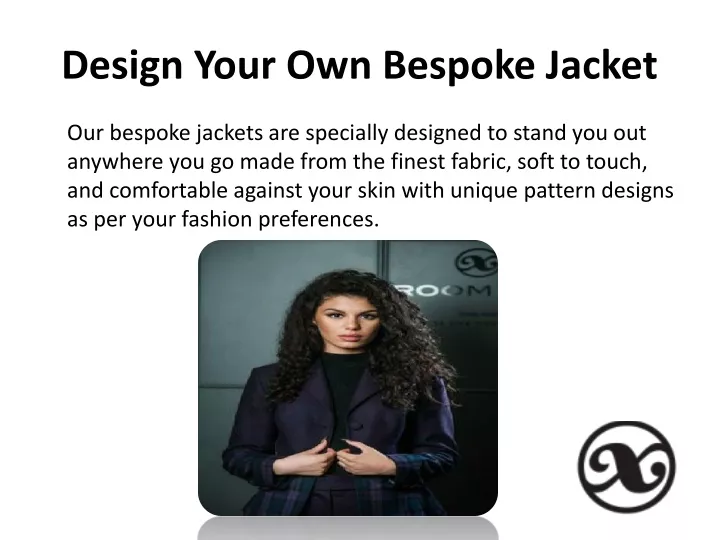 design your own b espoke j acket