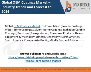 OEM Coatings Market