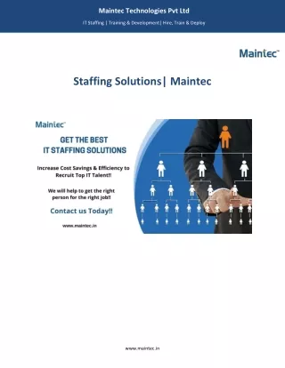 maintec technologies pvt ltd