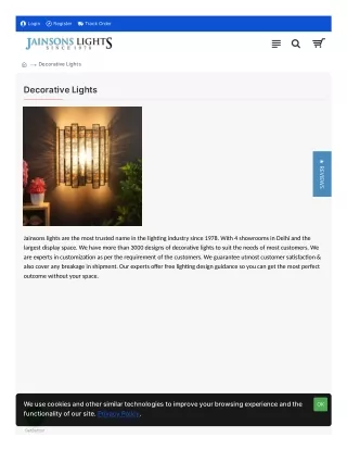 Decorative Chandelier - Jainsons Lights Pvt Ltd