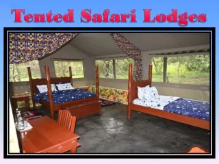 tented safari lodges