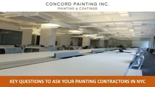 key questions to ask your painting contractors