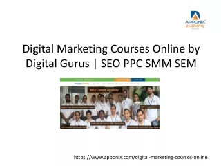 Digital Marketing Courses Online by Digital Gurus