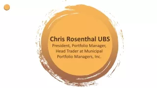 chris rosenthal ubs president portfolio manager