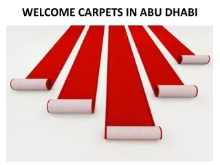 welcome carpets in abu dhabi