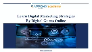Learn Digital Marketing Strategies By Digital Gurus Online