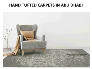hand tufted carpets in abu dhabi