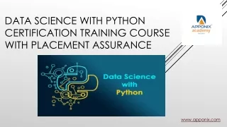 data science training by apponix technologies