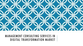 management consulting services in digital transformation market