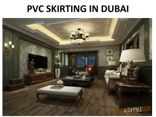 pvc skirting in dubai