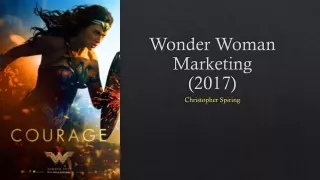 Wonder Woman Marketing (2017)