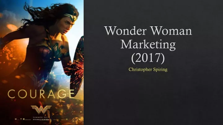 wonder woman marketing 2017