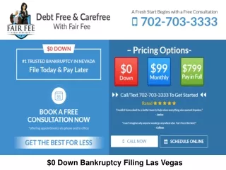$0 Down Bankruptcy Las Vegas