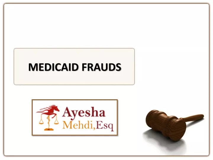 medicaid frauds