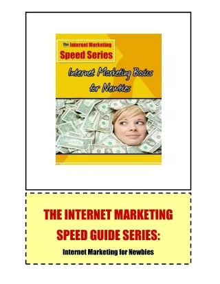 Internet Marketing Basics for Newbies