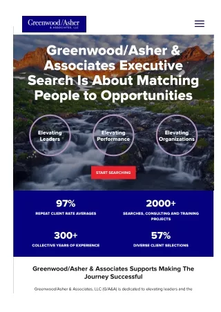 greenwood asher associates executive search