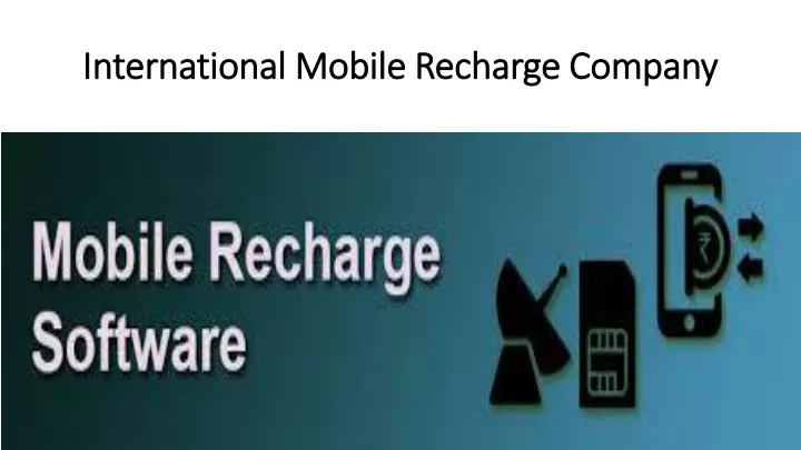 international mobile recharge company