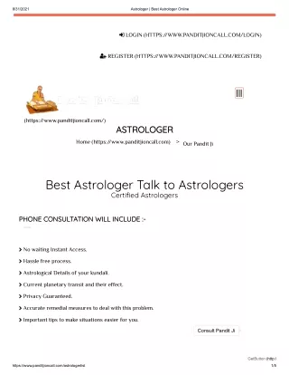 Best Astrologer Online