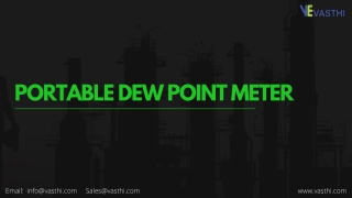 Portable Dew Point Meter