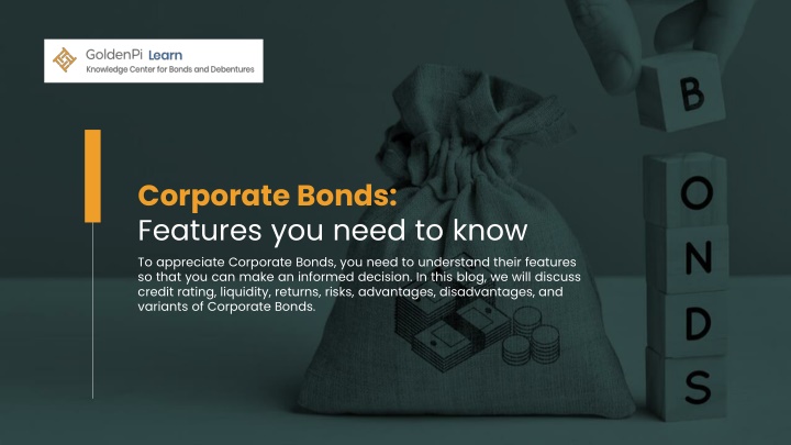 corporate bonds features you need to know