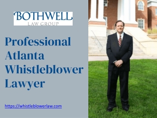 Get Help from an Experienced & Professional Atlanta Whistleblower Lawyer