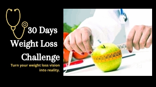 Join Our 30 Day Weight Loss Challenge