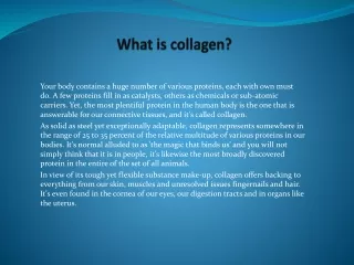what is collagen