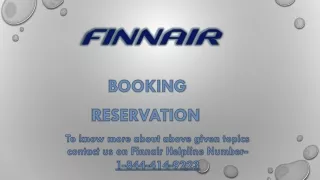 Finnair Reservation| 1-844-414-9223 | Booking number