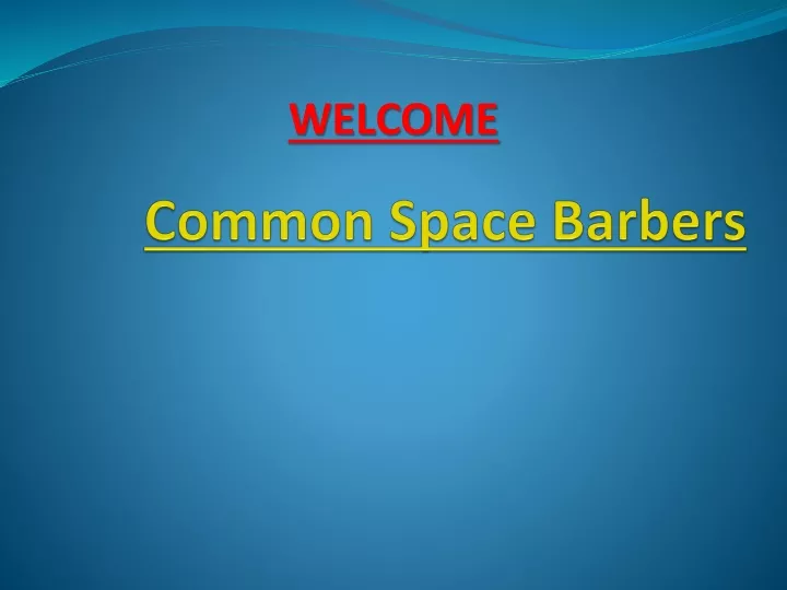 common space barbers