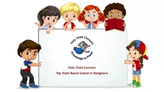 Top State Board Schools in Bangalore