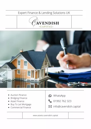 Business Finance Solutions UK | Cavendish Capital