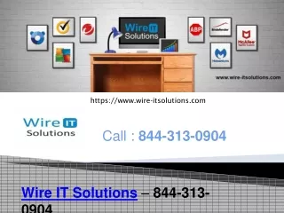 Wire IT Solutions - 844-313-0904