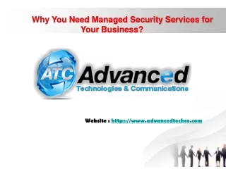 Managed security services - AdvancedTechCo