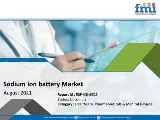Sodium Ion battery Market