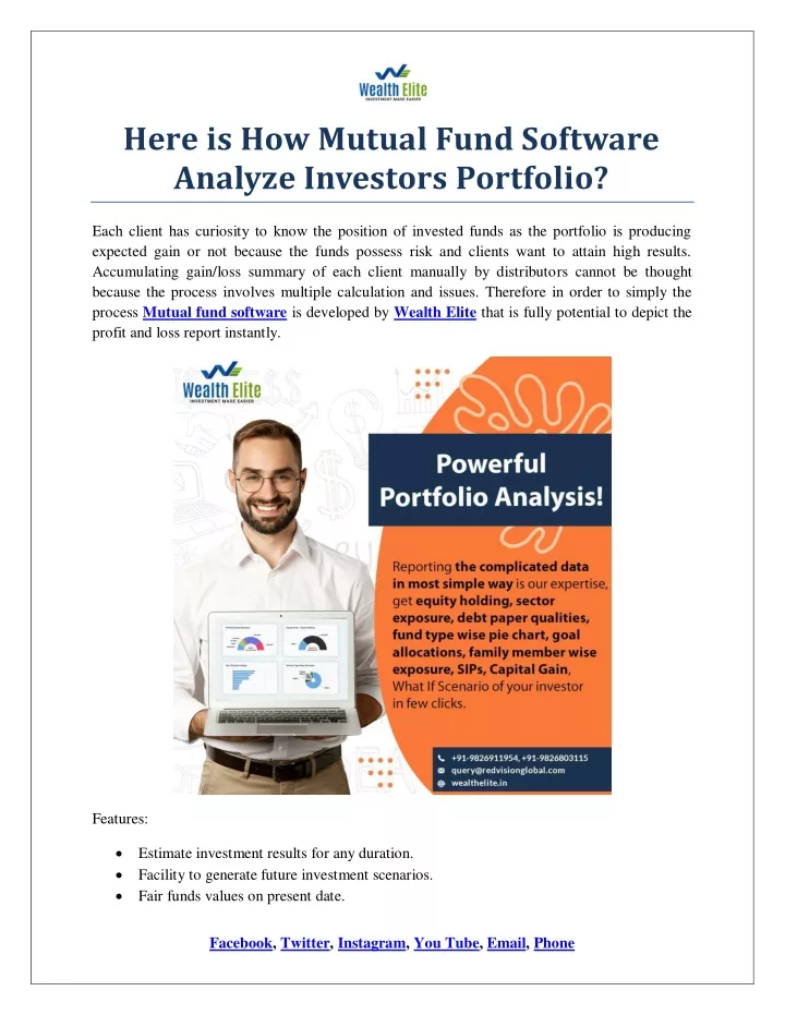 here is how mutual fund software analyze