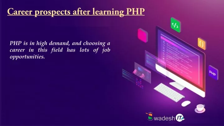 career prospects after learning php