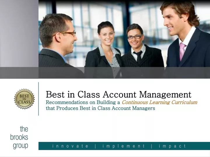 best in class account management recommendations
