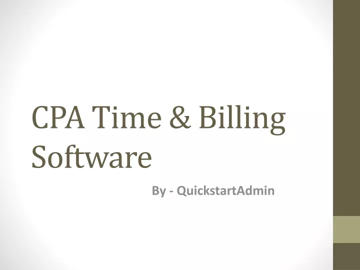 cpa time billing software