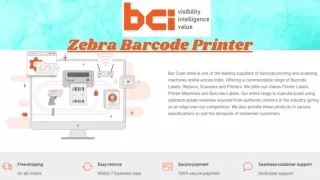 zebra barcode printer